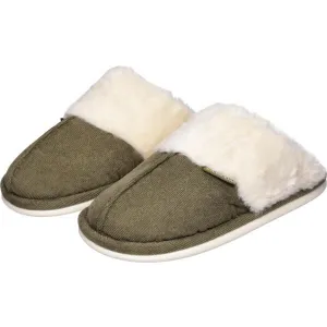 Oldcom HUGGY Unisex papuče, khaki, veľkosť