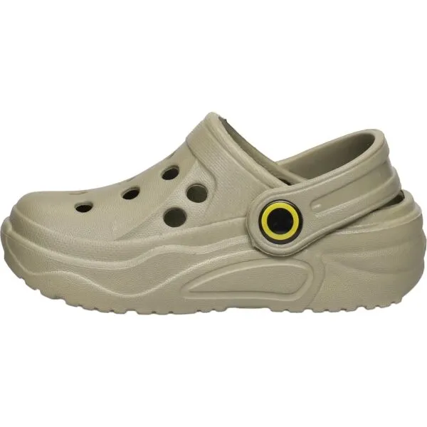 Oldcom CROCOLINO Detské šľapky, khaki, veľkosť