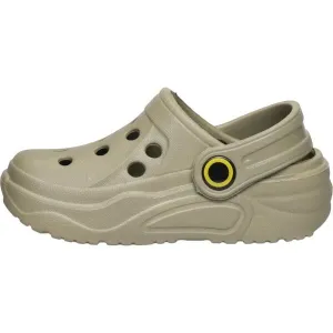 Oldcom CROCOLINO Detské šľapky, khaki, veľkosť