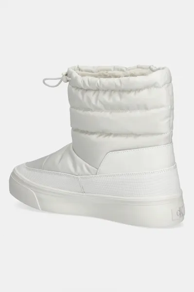 Calvin Klein VULC FLATF SNOWBOOT NYLON MIX MG Členková obuv, béžová, veľkosť