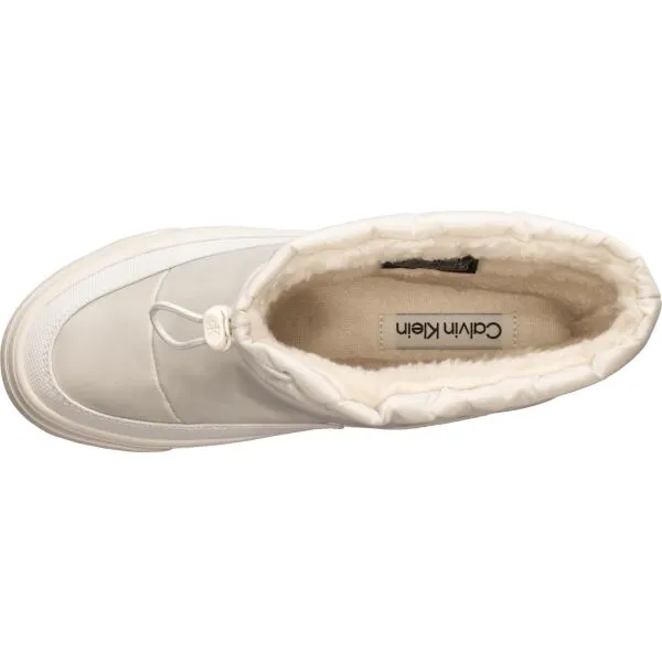 Calvin Klein VULC FLATF SNOWBOOT NYLON MIX MG Členková obuv, béžová, veľkosť