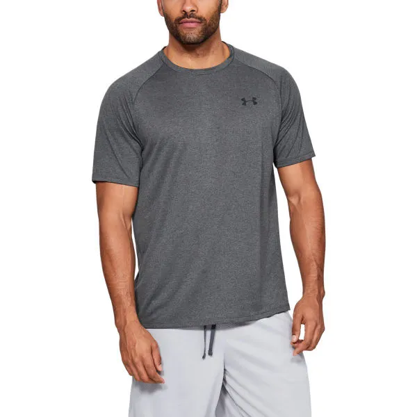 Under Armour TECH 2.0 SS Pánske tričko, tmavo sivá, veľkosť