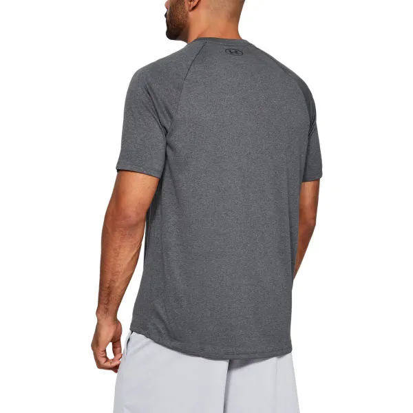 Under Armour TECH 2.0 SS Pánske tričko, tmavo sivá, veľkosť