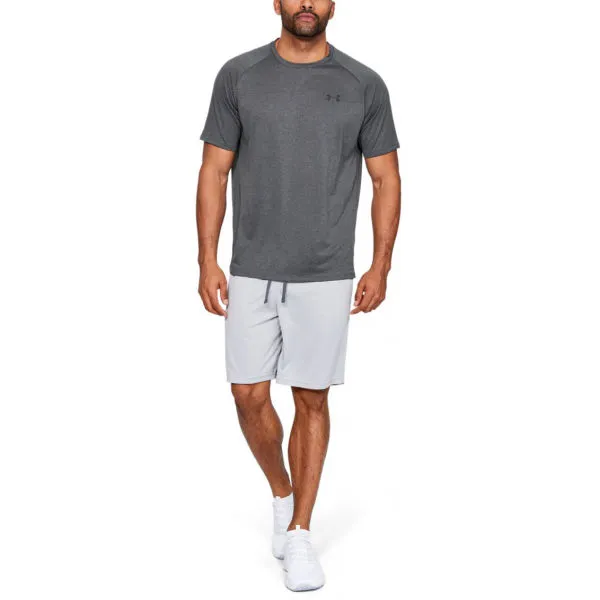 Under Armour TECH 2.0 SS Pánske tričko, tmavo sivá, veľkosť