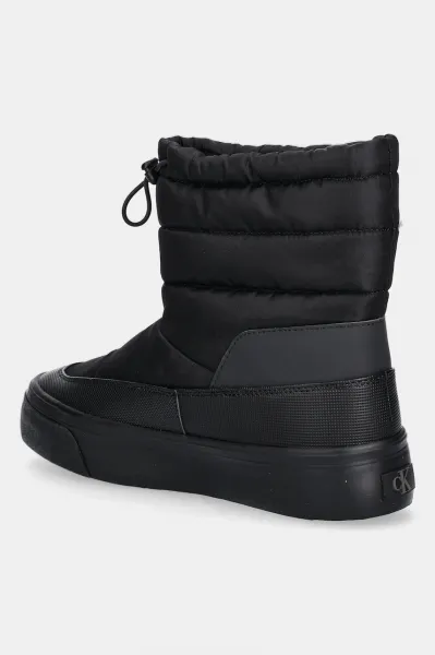 Calvin Klein VULC FLATF SNOWBOOT NYLON MIX MG Členková obuv, čierna, veľkosť