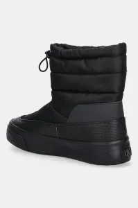 Calvin Klein VULC FLATF SNOWBOOT NYLON MIX MG Členková obuv, čierna, veľkosť