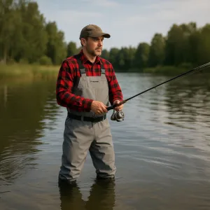 JAKS Rybárske brodiace nohavice šedé Trizand Veľkosť: 43