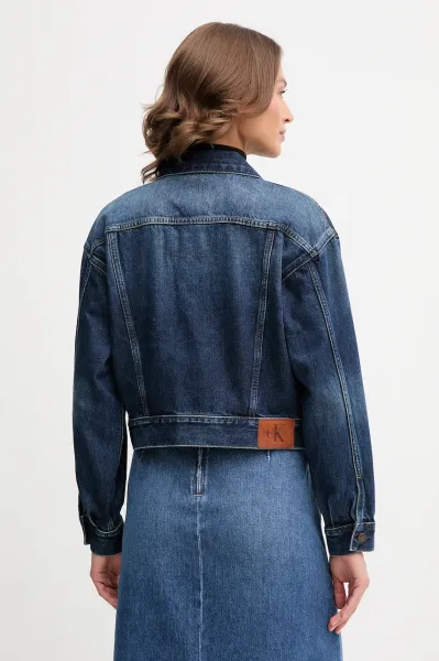 Bavlnená rifľová bunda Calvin Klein Jeans