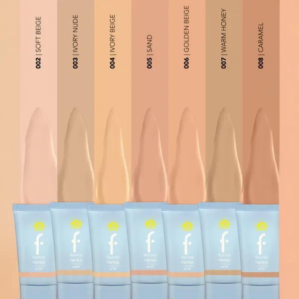 flormar Sun Lovers Tinted Moisturizer SPF 50 tónovací hydratačný krém SPF 50 Sand 30 ml
