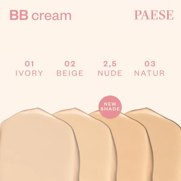 Paese BB Cream BB krém s kyselinou hyalurónovou odtieň 2,5 Nude 30 ml