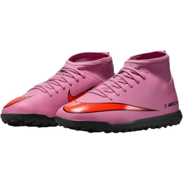 Nike JR MERCURIAL SUPERFLY 10 CLUB TF Detské turfy, ružová, veľkosť 36