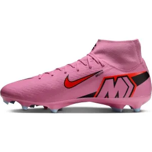 Nike ZOOM MERCURIAL SUPERFLY 10 ACADEMY FG/MG Pánske kopačky, ružová, veľkosť 44