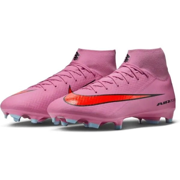 Nike ZOOM MERCURIAL SUPERFLY 10 ACADEMY FG/MG Pánske kopačky, ružová, veľkosť 44