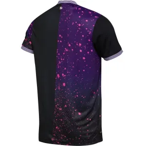 CASTORE SLAVIA PRAGUE AWAY SS SHIRT Pánsky futbalový dres, čierna, veľkosť