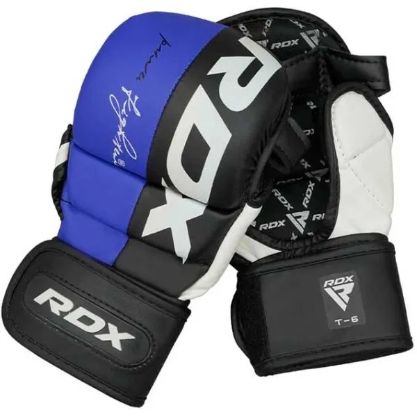 RDX T6 MMA SPARRING GLOVES MMA rukavice, čierna, veľkosť
