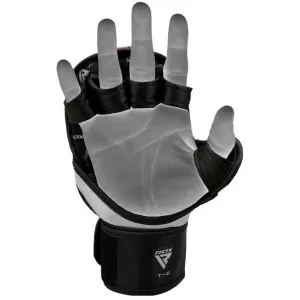 RDX T6 MMA SPARRING GLOVES MMA rukavice, čierna, veľkosť