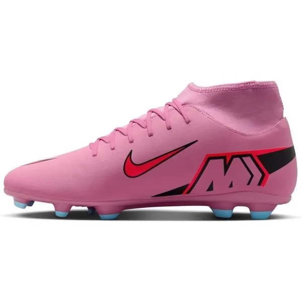 Nike MERCURIAL SUPERFLY 10 CLUB FG/MG Pánske kopačky, ružová, veľkosť 44