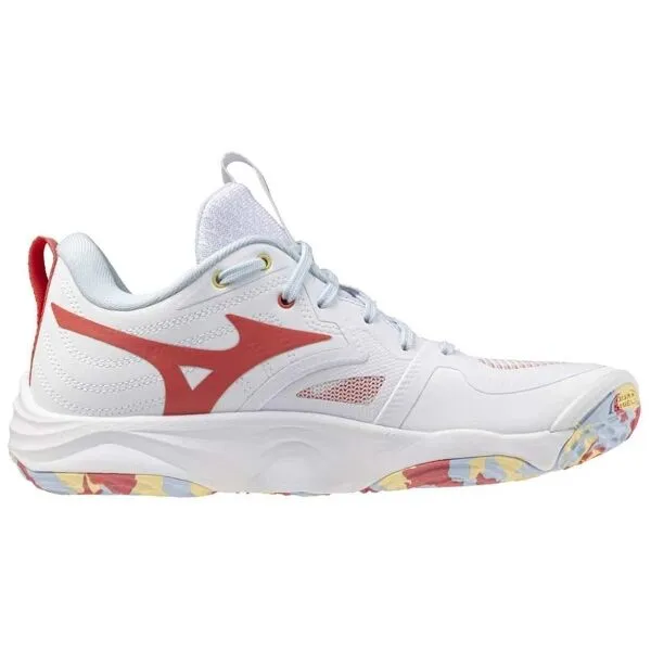 Mizuno WAVE MOMENTUM ELITE Dámska volejbalová obuv, biela, veľkosť 38