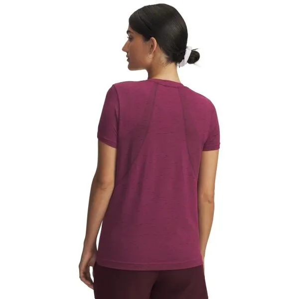 Under Armour VANISH SEAMLESS LOOSE Dámske tričko, vínová, veľkosť