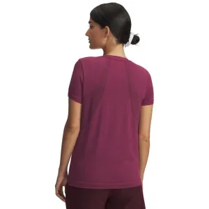 Under Armour VANISH SEAMLESS LOOSE Dámske tričko, vínová, veľkosť