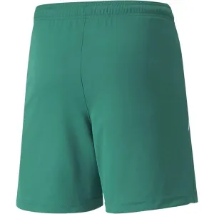 Puma TEAMLIGA SHORTS JR Juniorské šortky, zelená, veľkosť