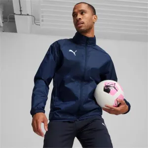 Puma TEAMGOAL ALL WEATHER JACKET Pánska športová bunda, tmavo modrá, veľkosť