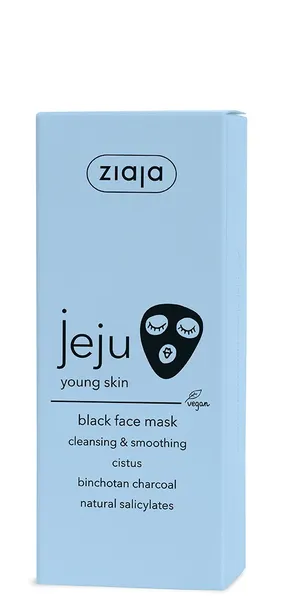 Ziaja Jeju Young Skin čistiaca čierna maska pre mladú pleť 50 ml
