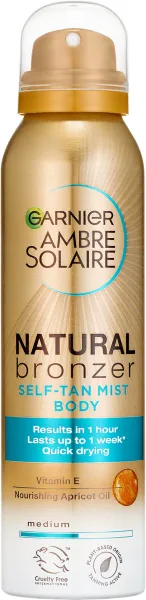 Garnier Ambre Solaire Natural Bronzer samoopaľovacia hmla na telo 150 ml