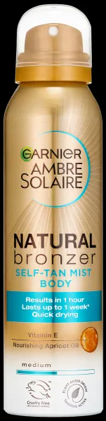 Garnier Ambre Solaire Natural Bronzer samoopaľovacia hmla na telo 150 ml