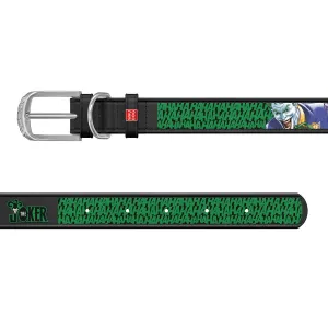 Kožený obojok JOKER DC COMICS čierny, Obvod krku: 37-48 cm, širka: 25 mm