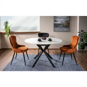 Signal Jedálenský stôl TALIA | 90 cm Farba: Sivá
