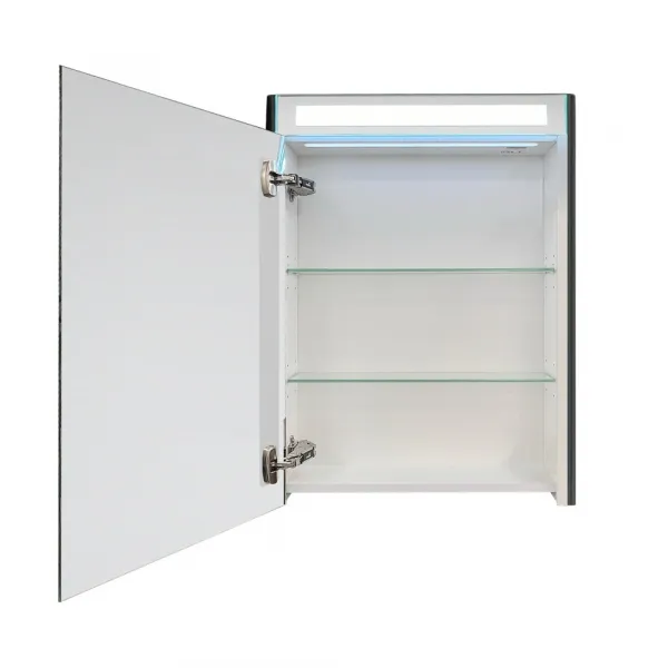 Mereo Siena, kúpeľňová galérka 64 cm, zrkadlová skrinka, antracit mat CN435GA