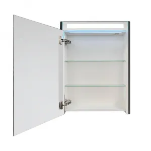 Mereo Siena, kúpeľňová galérka 64 cm, zrkadlová skrinka, antracit mat CN435GA