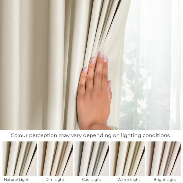 Záves AmeliaHome Velvet s multifunkčnou páskou svetlo béžový, veľkosť 140x270