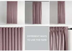 Záves AmeliaHome Velvet s multifunkčnou páskou tmavo béžový, veľkosť 140x270
