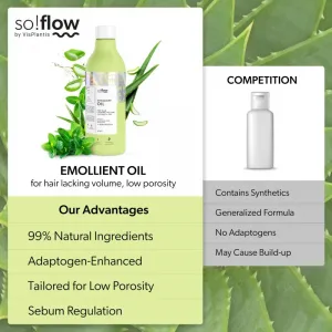 so!flow Low Porosity Hair Emollient Oil regeneračný olej na vlasy 150 ml