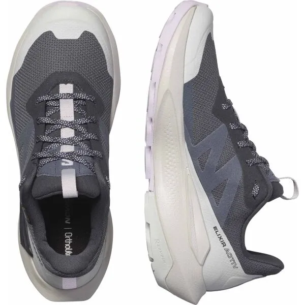 Salomon ELIXIR ACTIV GTX Dámska turistická obuv, tmavo sivá, veľkosť 38