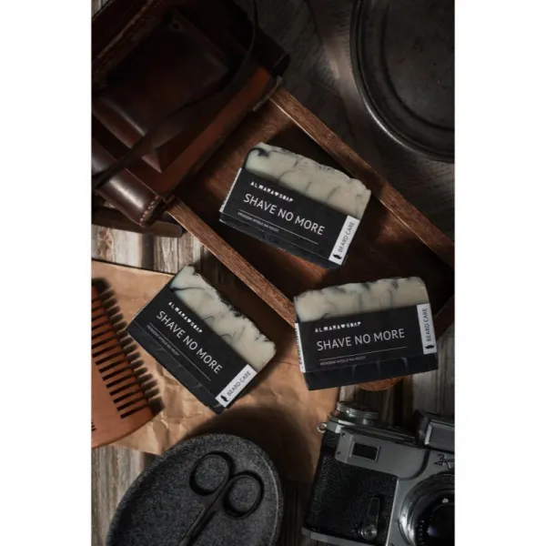 Almara Soap Natural Shave no more ručne vyrobené mydlo na vlasy, bradu a telo pre mužov 90 g