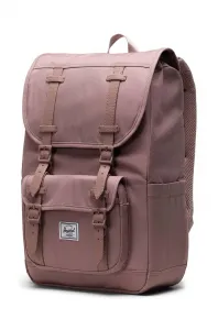 Ruksak Herschel Little America Mid Backpack ružová farba, veľký, jednofarebný