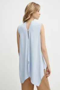 Blúzka Karl Lagerfeld Sleeveless Blouse Kentucky Blue