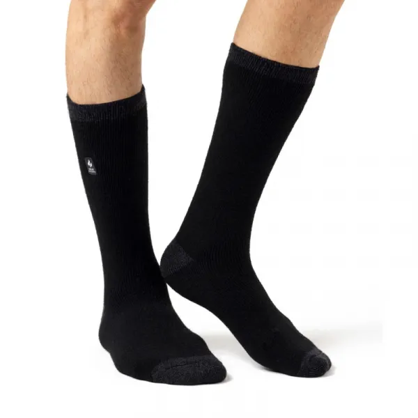 Pánske ponožky HEAT HOLDERS 1 PACK-MEN AMSTERDAM SOCKS-BLACK