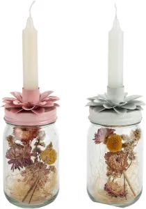 Weltbild Svícny Flower Sisters, sada 2 ks