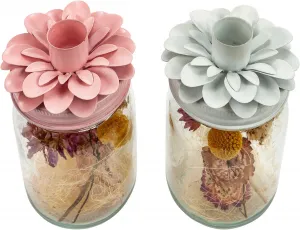 Weltbild Svícny Flower Sisters, sada 2 ks