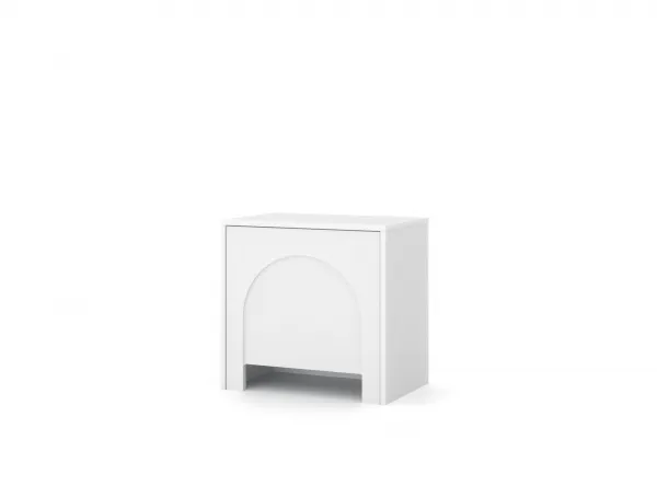 Vivaldi Nočný stolík Arco 50 cm biela