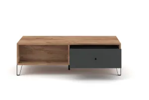 Vivaldi Konferenčný stolík Bilbao 110 cm cm dub remeselný tabak/grafit