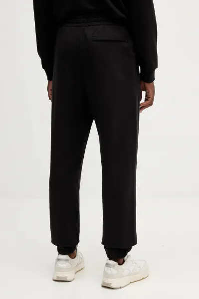 Bavlnené tepláky Calvin Klein Jeans čierna farba, jednofarebné, LV04RD241G