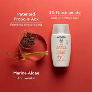 Apivita Bee Sun Safe Daily Age Repair Fluid SPF50 ochranný fluid proti vráskam SPF 50 50 ml