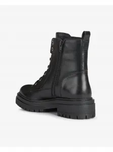 Black women's leather shoes Geox Iridea - Women's