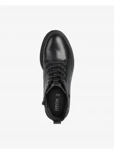 Black women's leather shoes Geox Iridea - Women's