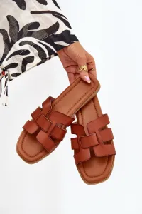 Boto Dámske sandále na plochom podpätku Camel Mirona